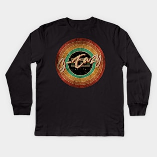 G-Eazy Vintage Circle Art Kids Long Sleeve T-Shirt